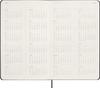 Moleskine Undated 12 Month Weekly Diary Hardcover Large Size wide x 21cm Black DUNDB12WN3 (13cm long)