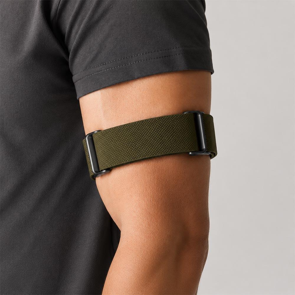 Fascia di ricambio per bicipiti per Google Fitbit Air Strap 2 Pezzi Braccialetto in Nylon Regolabile Fascia per Fitness Tracker per Google Fitbit Air Band