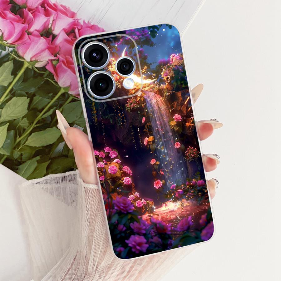 For OPPO Reno15 Reno 15F Case Cute Cat Painted TPU  Phone Case for OPPO Reno15 F Reno 15 CPH2825 Protective Soft Silicone Capa
