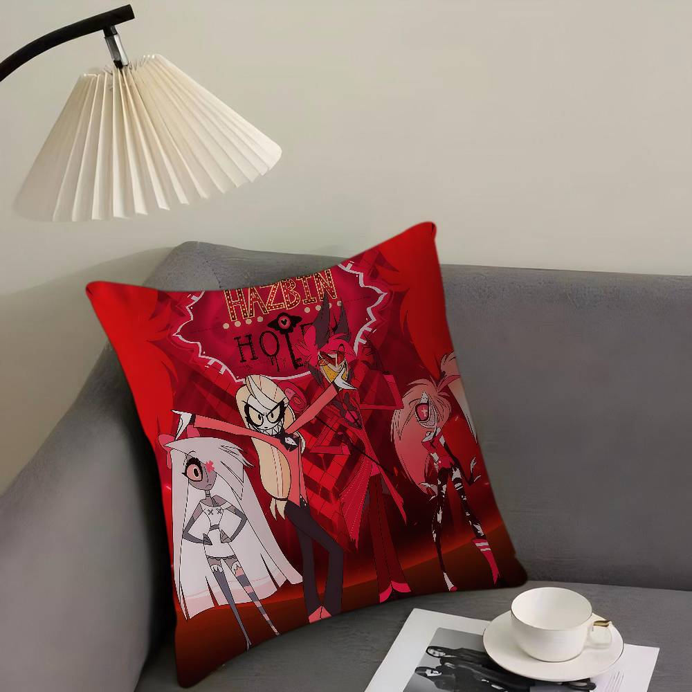 Hazbin Hotel Spersonalizowana Poszewka na Poduszkę Dekoracja Dzikiej Imprezy do Sypialni Dziecięcej Poszewka na Poduszkę Prezent na Dziecięce Urodziny, Baby Shower