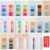KindFuny Set Transparent Sticky Note Self-Adhesive BookMarker Annotation Reading Book Clear Tab Kawaii Cute Stationery