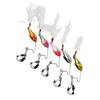5PCS Fishing Spin VIB Metal Mini Lures 15g Artificial Hard Bait VIB Spoon Fishing Lure