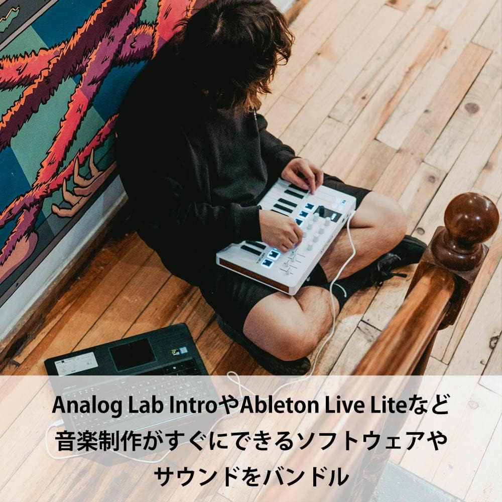 ARTURIA MIDI Keyboard Controller MiniLab 3 DB Deep Black