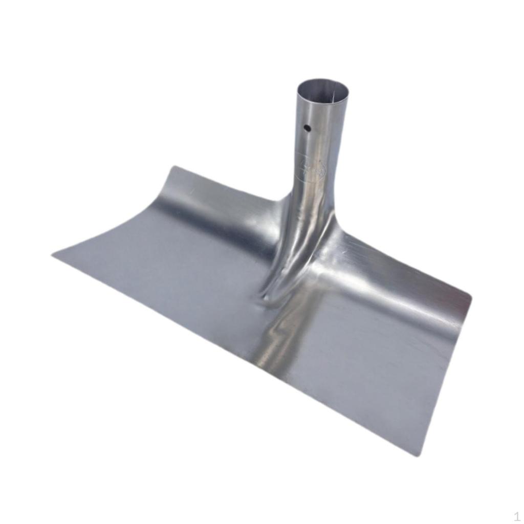 Concrete Rake Head Placer Stainless Steel Cleaning Spade Placement Tool for Garden Building