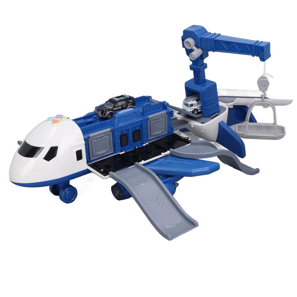 Jucărie de avion supradimensionată, puzzle multifuncțional, jucărie de avion transformabilă cu slot de depozitare pentru