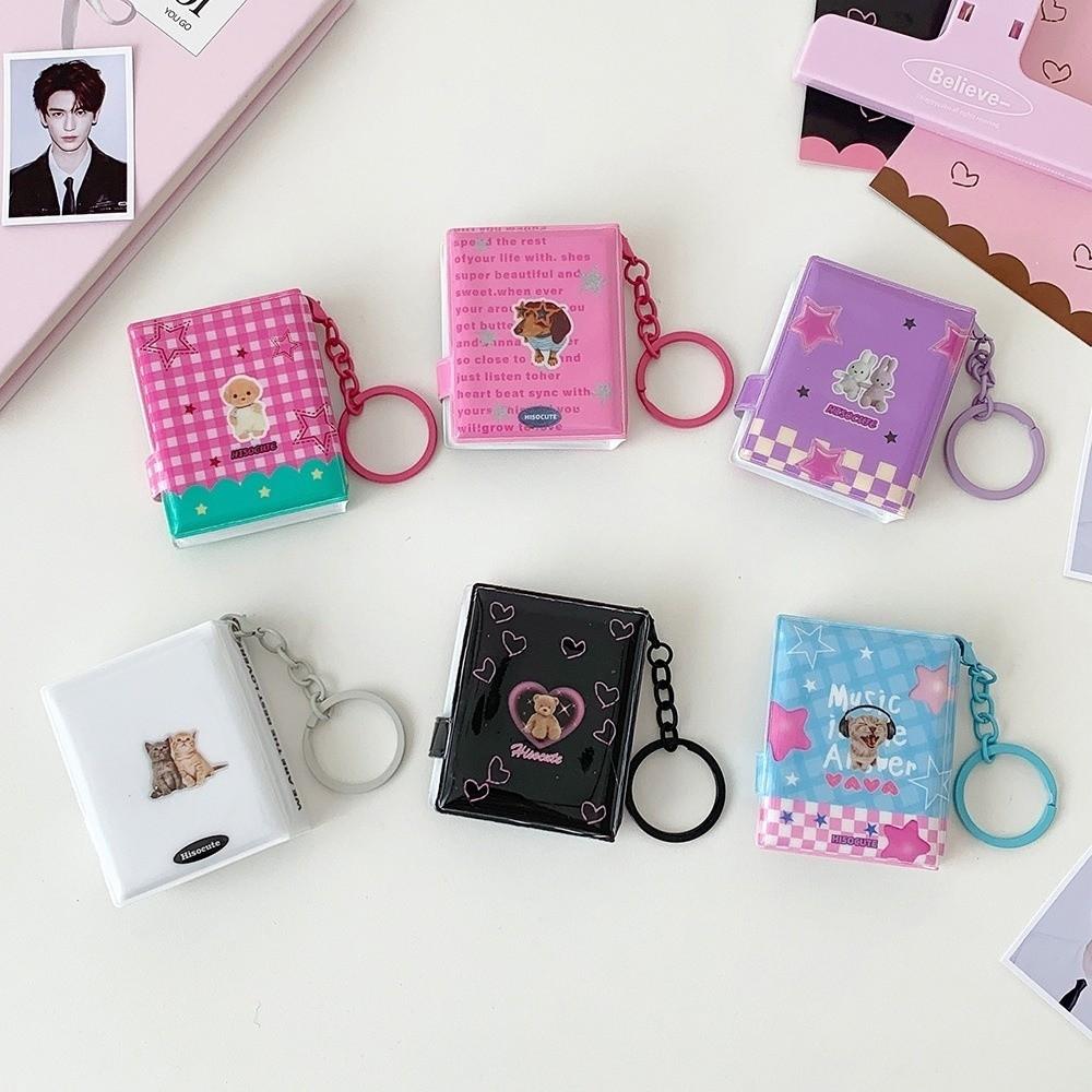 Keychain ID Photo Holder Y2K Card Storage Album New Mini Photo Album