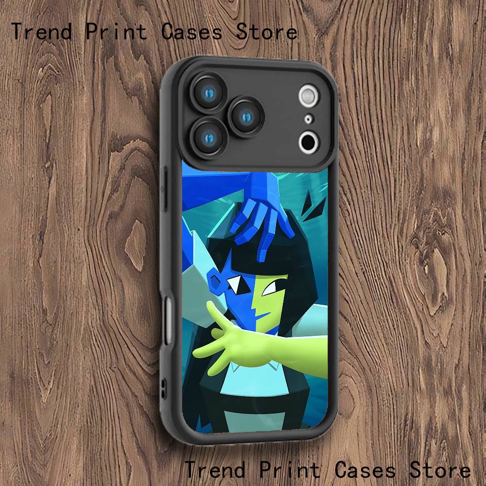 Ena Animated Phone Case For iPhone 17,16,15,14,13,12,11,Pro,Max,Plus,X,XS,SE4,E,Mini Black Thickened border Case