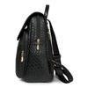 Woven Backpack Women Large Capacity Commuter Backpack Multifunctional Student Schoolbag
