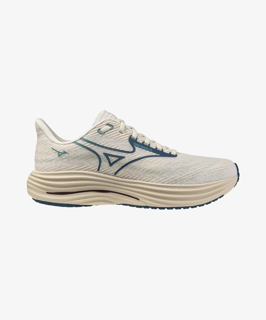 Mizuno (Unisex) Wave Rider 29 - Snow White:North Sea:Summer Sand / J1Gc250582