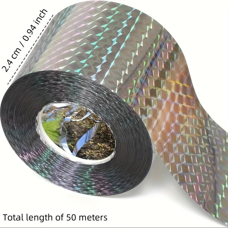 2pcs Double-sided Reflective Ribbons for Orchards and Vegetable Gardens, Bird Repellent Ribbons, Suitable for Outdoor Spaces