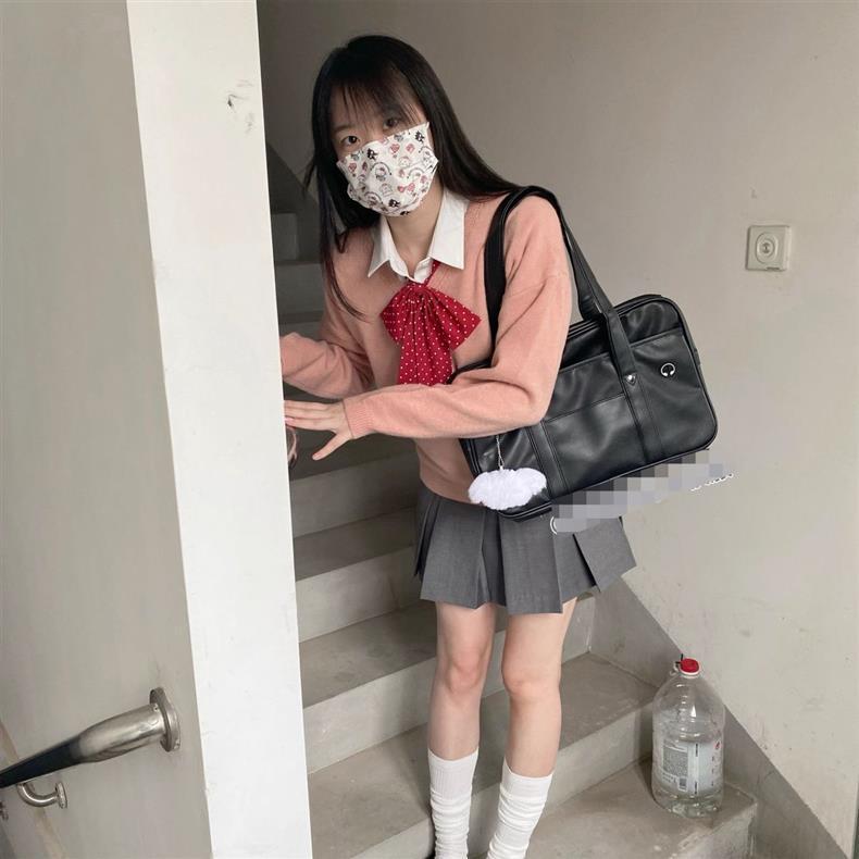 Pullover im japanischen JK-Uniform-Stil - Vielseitiges Lagen-Langarm-Oberteil für Damen (Herbst Winter)