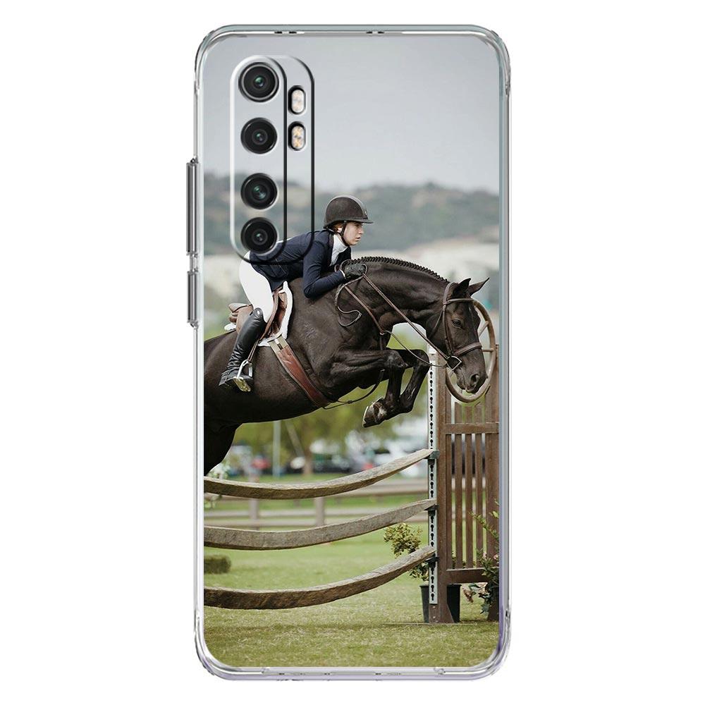 Competition Equestrian Horse Phone Case For Xiaomi 14 15 13 14T 13T 12T 11T Pro 12 11 Lite Poco X7 X6 X5 X3 NFC F7 F6 Cover