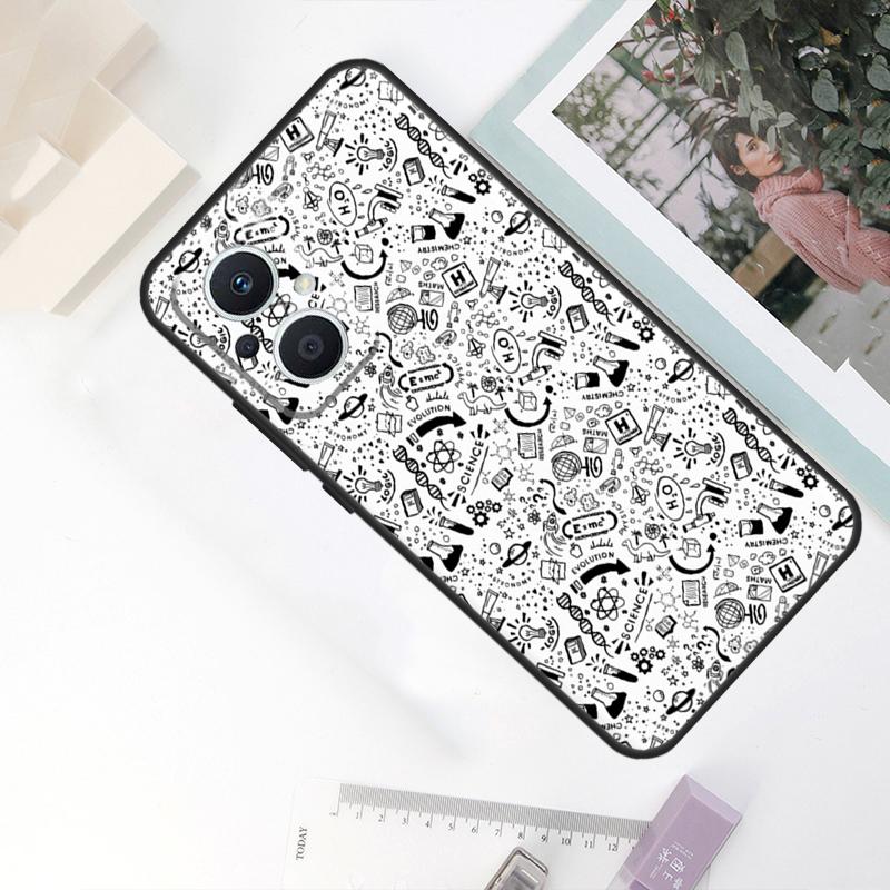 Vintage Chemistry Laboratory Case For OPPO Reno 10 Pro 11 F 8T 4Z 5Z 4 5 6 7 8 Lite OPPO Find X5 X6 Pro X2 X3 Lite Cover
