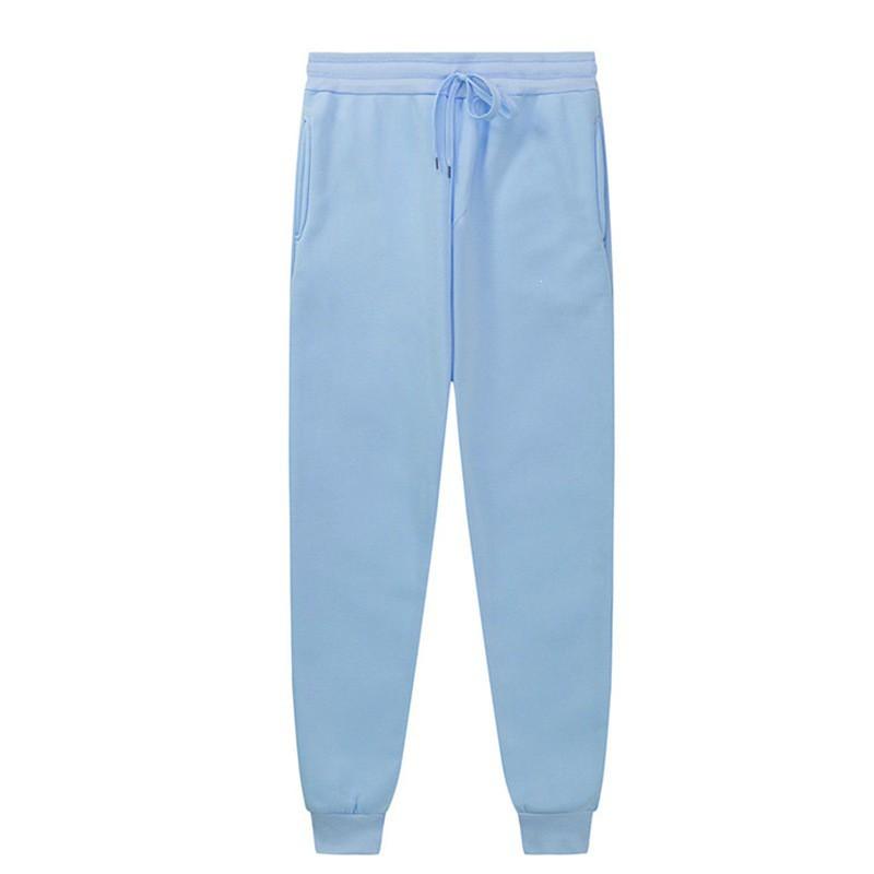 Mens Fleece Jogger Pants Casual Sportswear Straight Fit Elastic Waist Drawstring Bottom