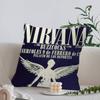 Rock Classic N-Nirvana Band Cushion Cover Pillow Cover Decor Pillowcase Printed Cushion Case For Couch
