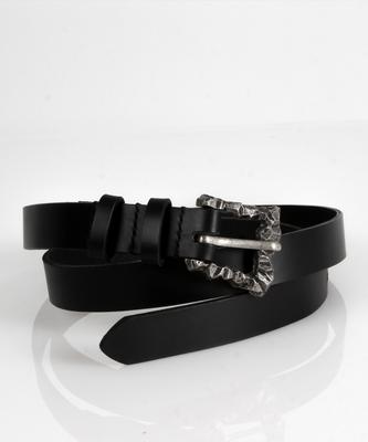 Beulleseudeubyulles Material Cowhide Belt_Dark Silver/Antique Gold