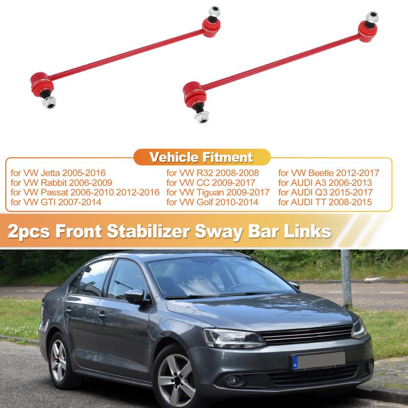 X Autohaux No.K80478 2pcs Front Sway Bar Links for VW Jetta Golf Beetle CC Tiguan Golf