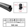 Customizable EPDM U-Shaped Rubber Sealing Strip for Electrical Cabinets and Car Doors