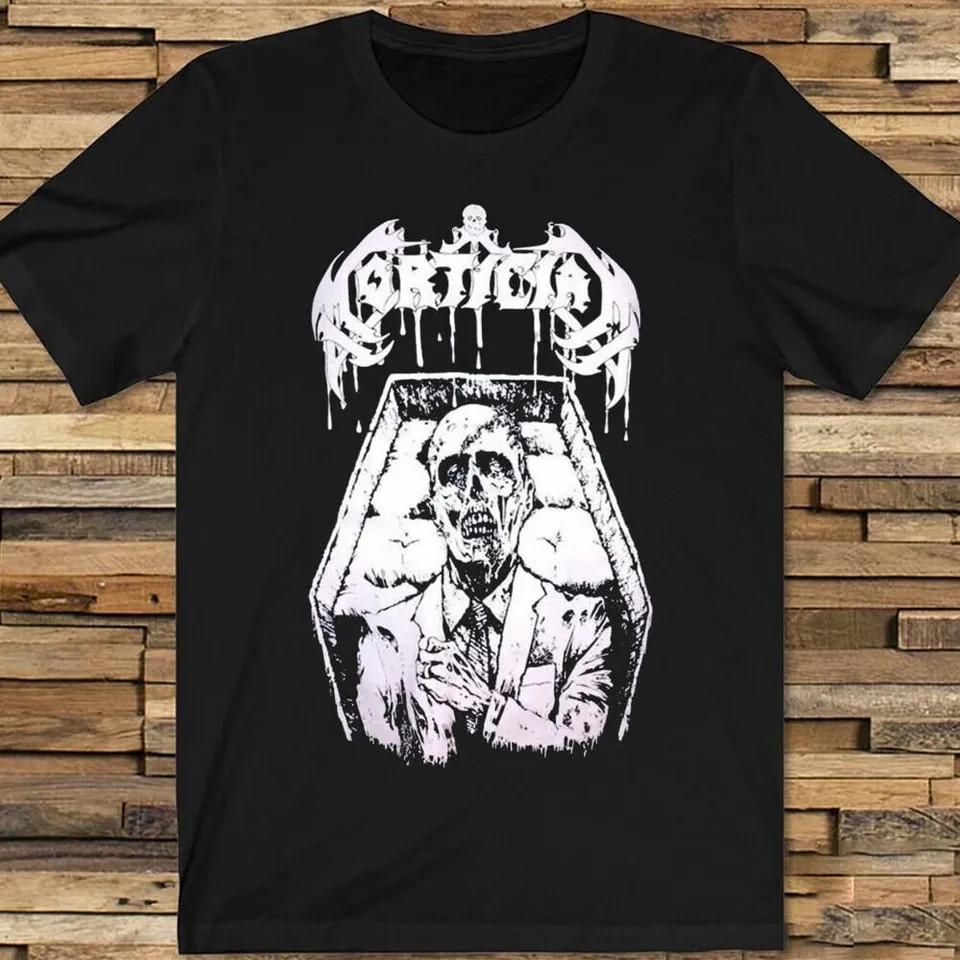 Vtg Mortician Band House by the Cemetery Album Cotton Black T Shirt BL203 Unisex T-Shirt XXL