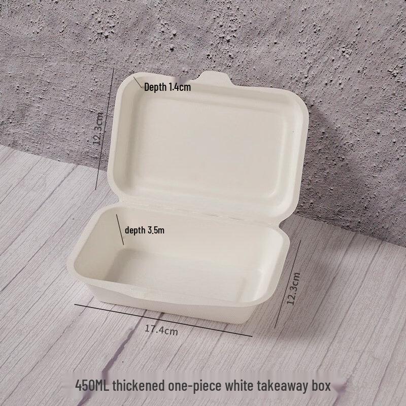 ZISIZ Disposable Rectangular Takeout Container