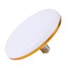 Goldene UFO LED Hochleistungs-Energiesparlampe, E27 Sockel, Weißes Licht