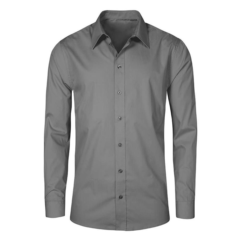 Promodoro Mens Poplin Long-Sleeved Business Shirt