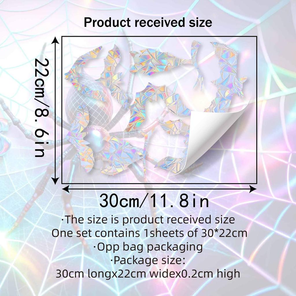 Aike Sun Prism Regenbogen Schmetterling Fensterglas Aufkleber