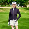 Women's Windproof Long Sleeve Golf Jacket - Autumn/Winter Sunscreen, Korean Style, Warm and Slimming Sportswear