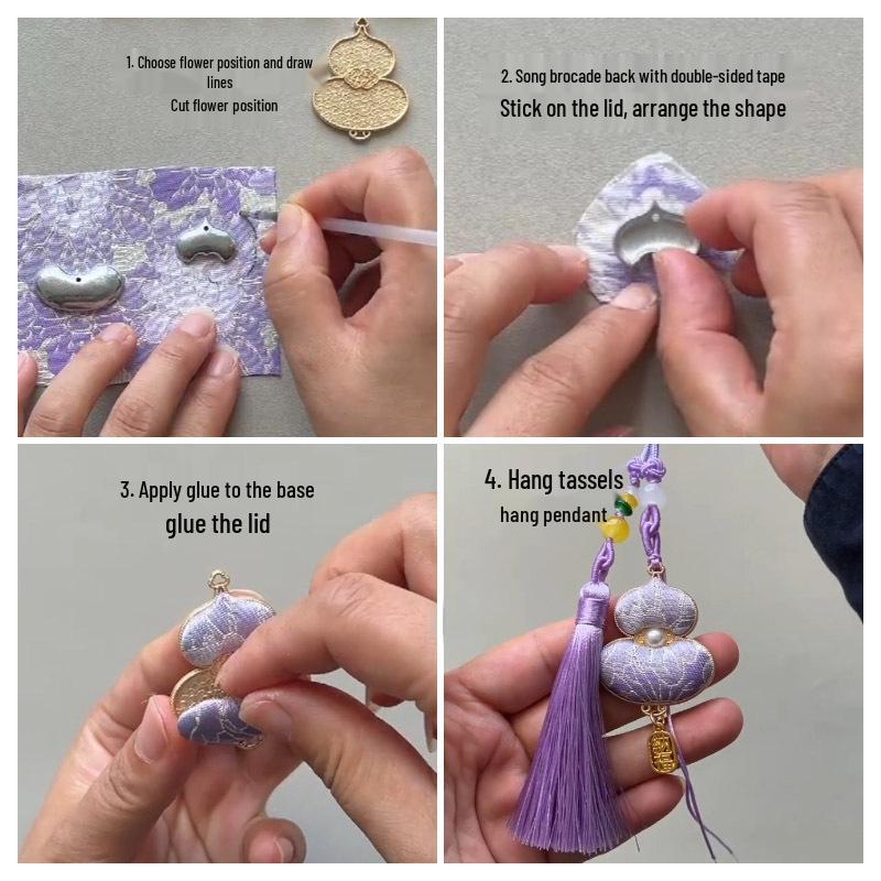 Song Brocade DIY Pendant & Car Hanging Kit – Intangible Cultural Heritage Craft