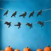 Halloween Raven Decorations 10 Pcs Set 3D Hanging Black Birds Ornaments for Spooky Party Decor Haunted House Theme