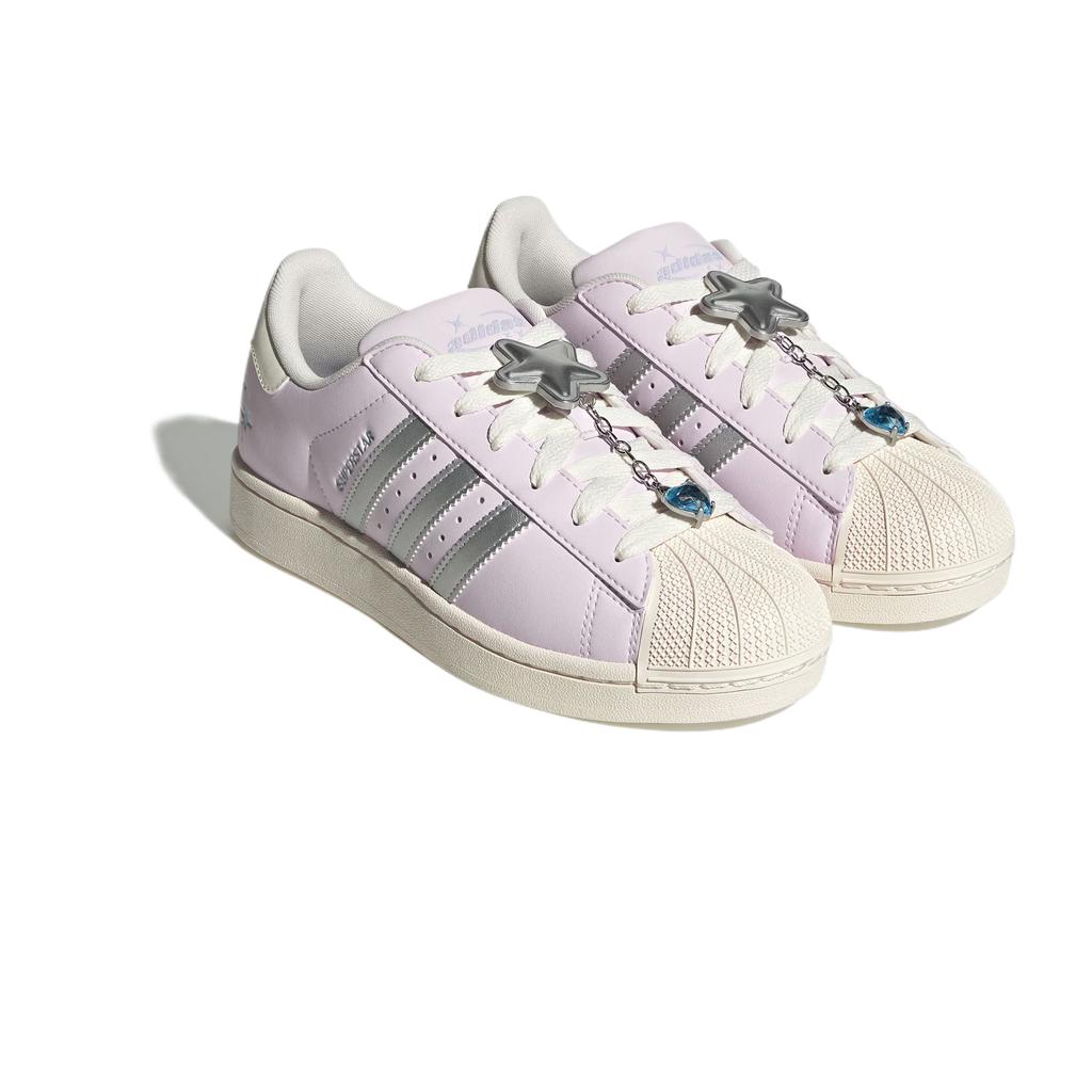 Adidas Originals Superstar 2 Aesthetic Simple Fashion Trend Low-Top Skate Shoes Women Sneakers Pink JQ8776