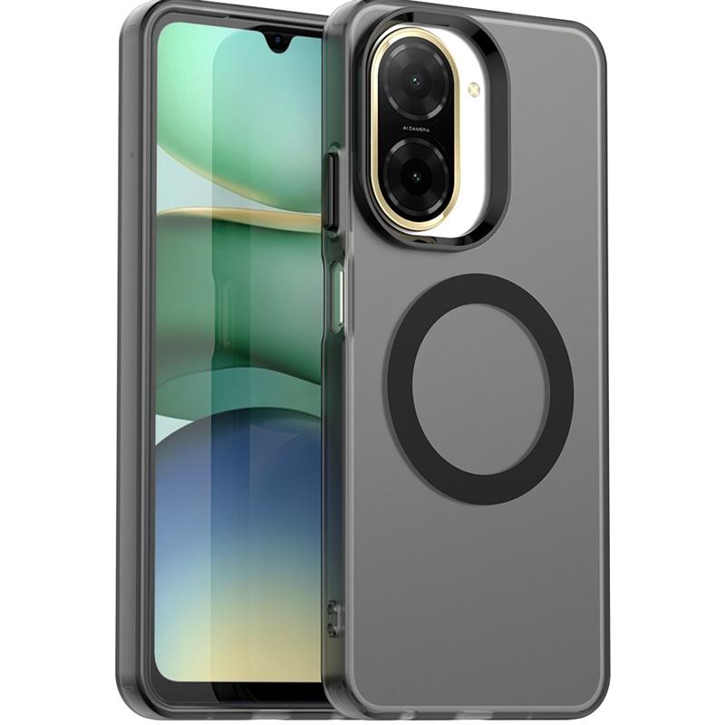 Transparent Case For Xiaomi Poco C71 Case Poco C71 Magnetic Adsorption Wireless Charge Back Cover For Poco C71 Case 6.88 inch