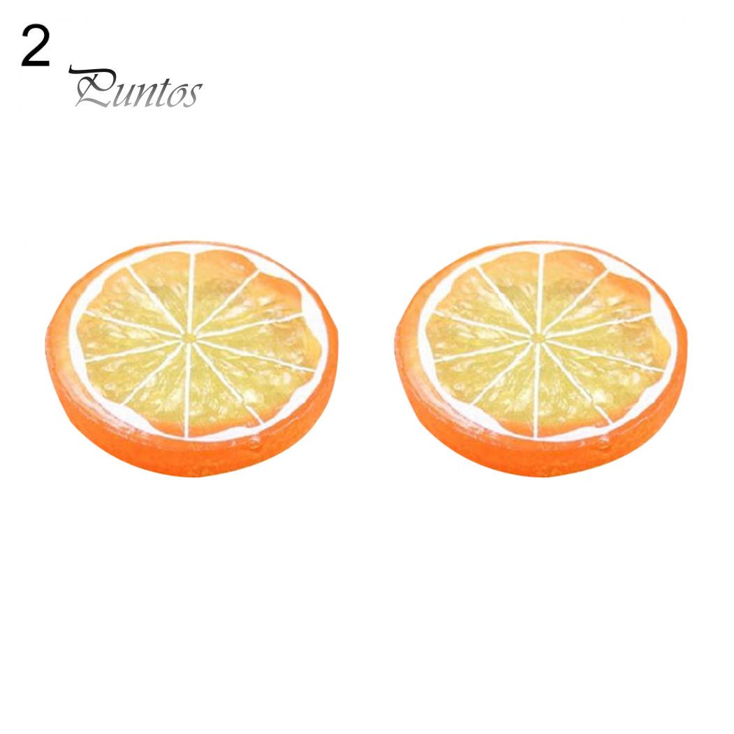 

Поддельные ломтики фруктов, для декора оранжевый