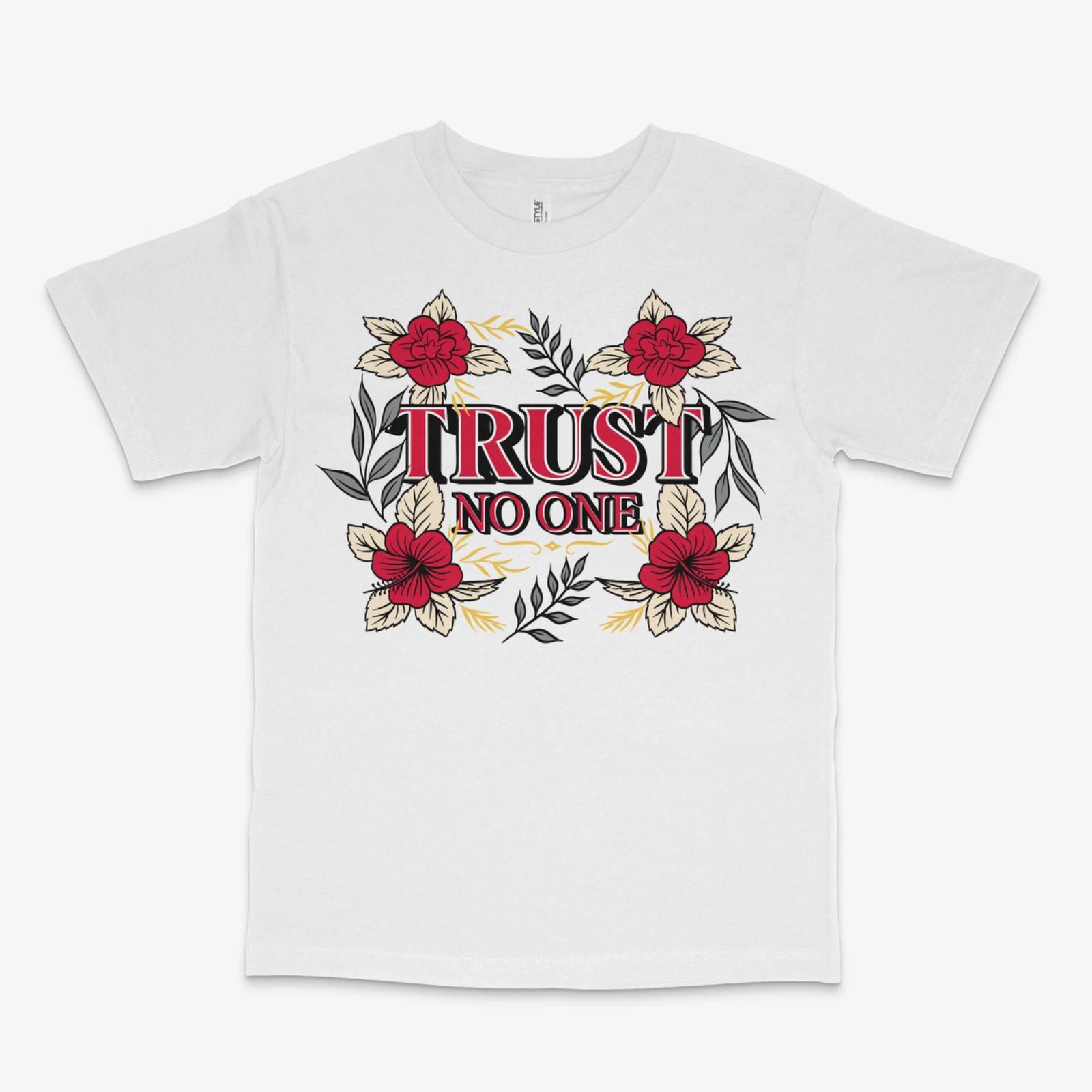 Trust No One Union LA Chicago 1 White Tee M