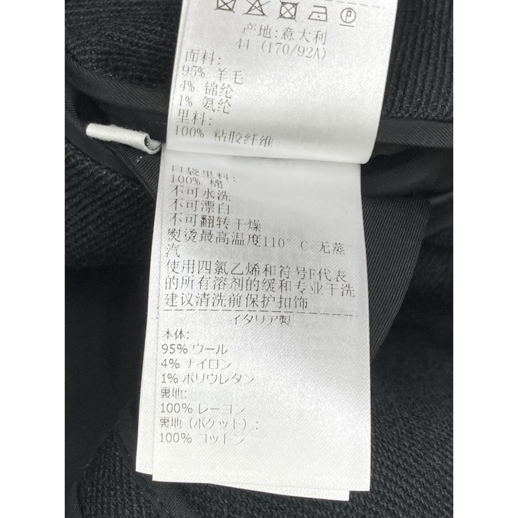 BOTTEGA VENETA Black 671210 Wool Double Jacket Jacket 44 blackUsed