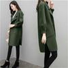 Hepburn Style Wool Coat for Petite Women - New 2025 Mid-Length Korean Over-the-Knee Outerwear for Autumn/Winter