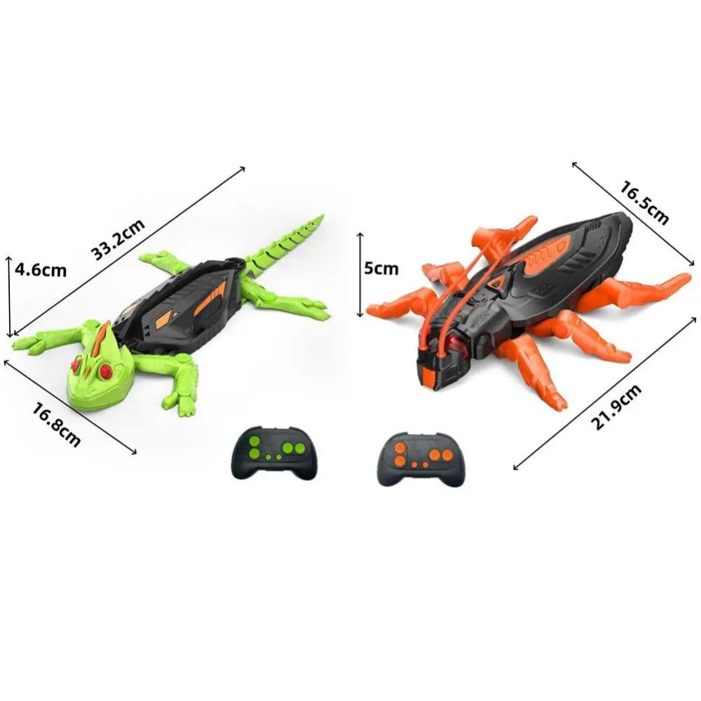 Glow In the Dark Lizard RC Wall Climbing Car Remote Control Bionic Electric Toy for Kids Crawling Gecko