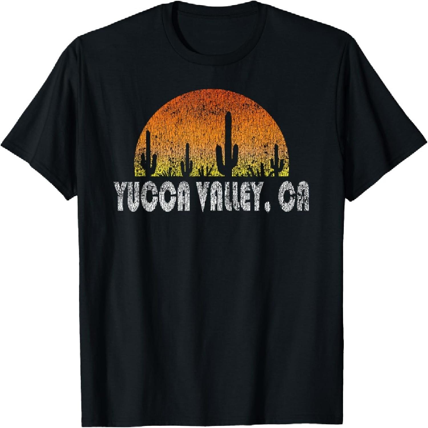 Retro Yucca Valley California Desert Sunset Vintage T-Shirt T-Shirt XXXXXL разноцветный
