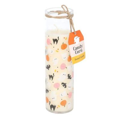 Sweet and Spooky Candy Corn Printed Scented Candle