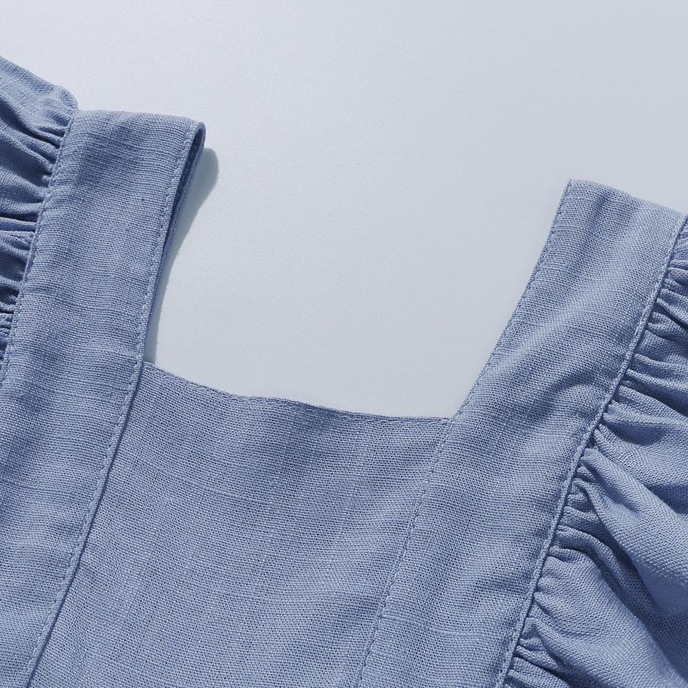 Summer Girls' Jumpsuit Shorts Straps Jumpsuit Children's Jumpsuit Hoodie Climbing Suit