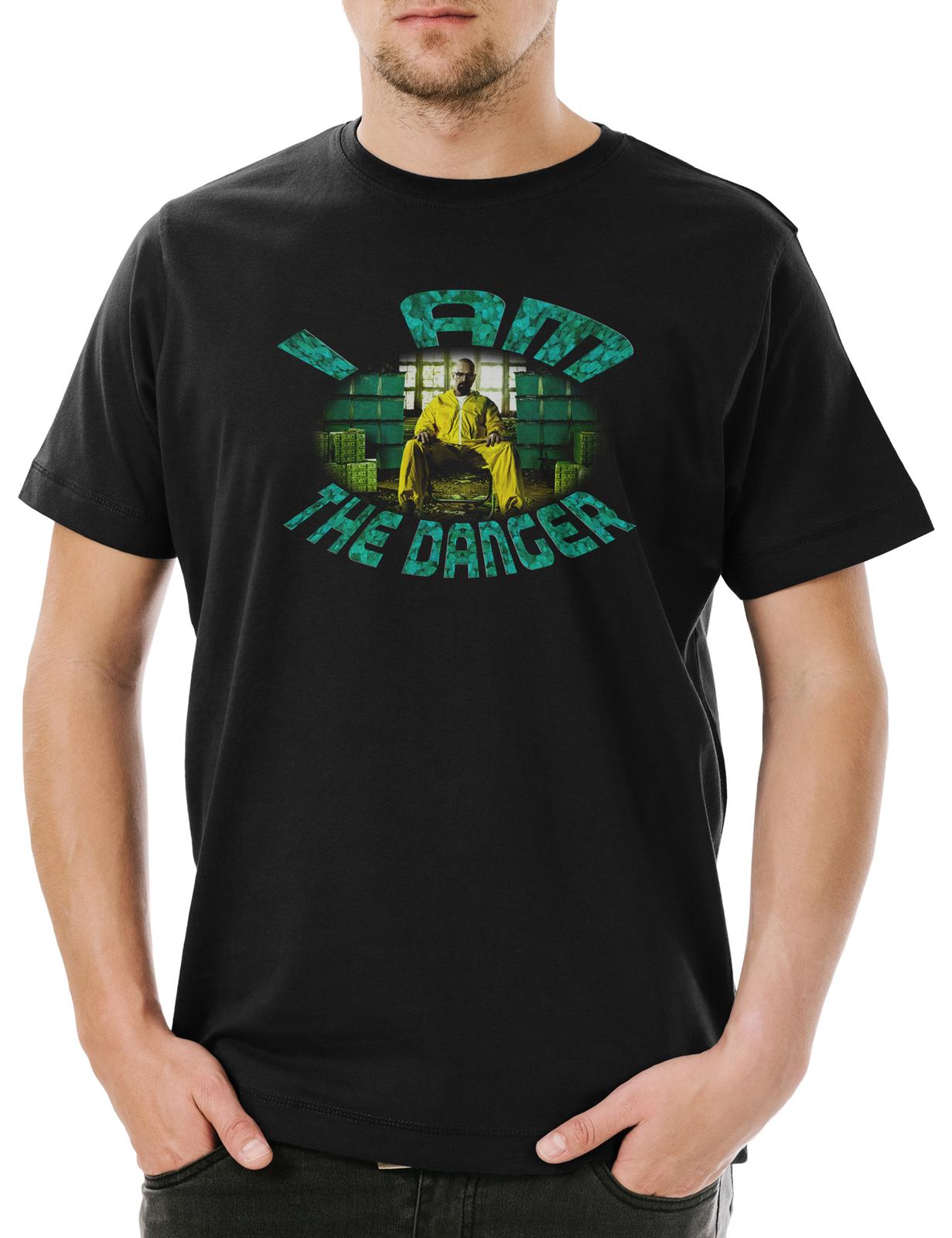 I Am The Danger Herren T-Shirt Walter Breaking White Ehrmantraut Bad Crystal M