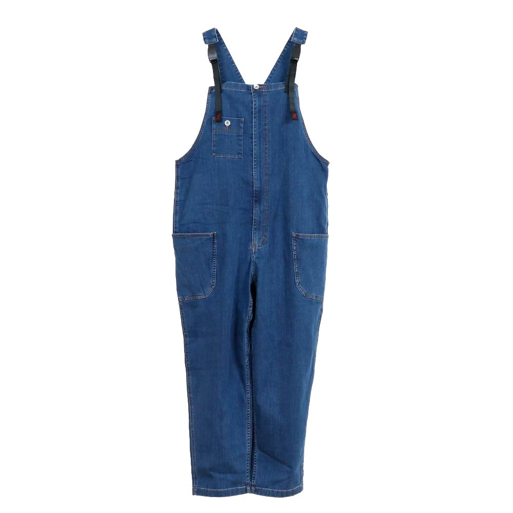 

Gramicci Women s WS DENIM GARDEN SALOPETTE Overalls, GUP3F1064, Dark Used, Size S