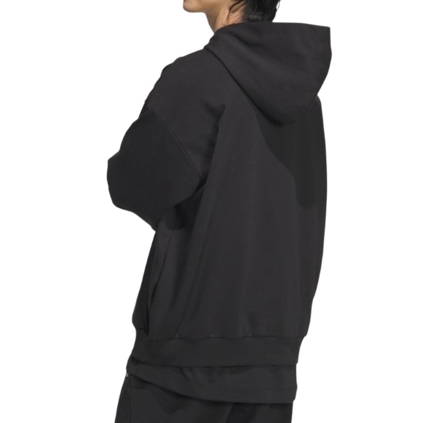 Adidas Sweatshirts Unisex Black Hooded Moderate Regular JN4857