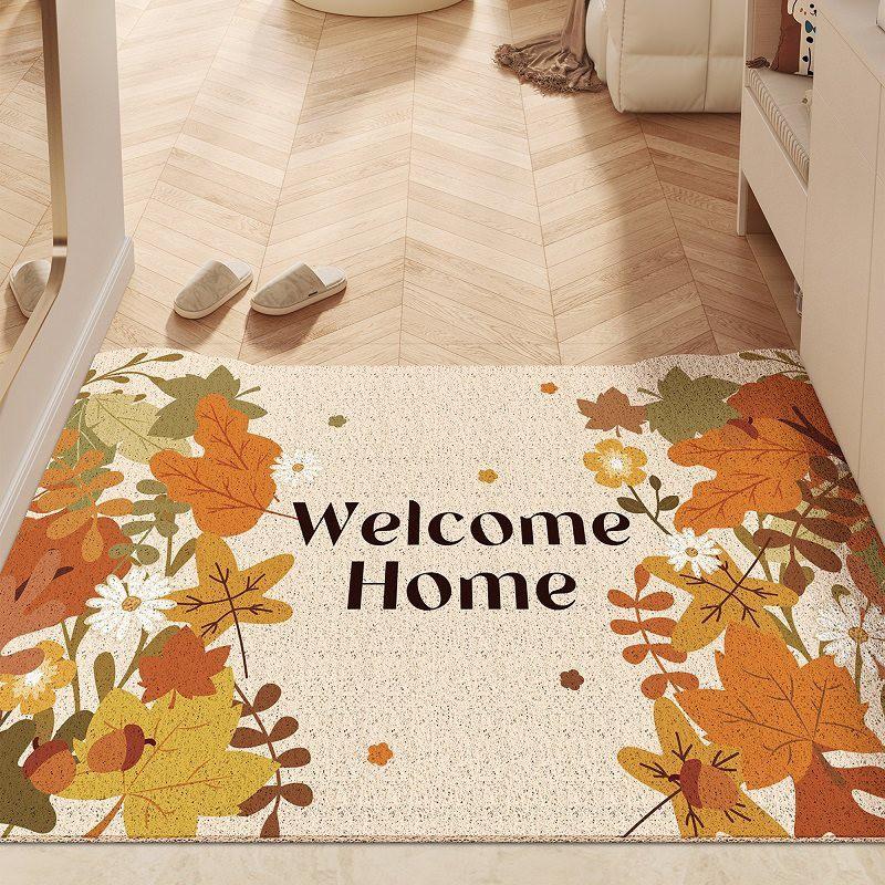 Cute Animal Doormat Entrance Non-slip Wear-resistant Cuttable Wire Ring Mat Entryway