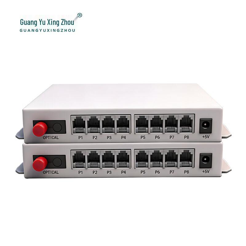 Guangyu Xingzhou GY-2P4FE PCM Voice Telephone Optical Transceiver