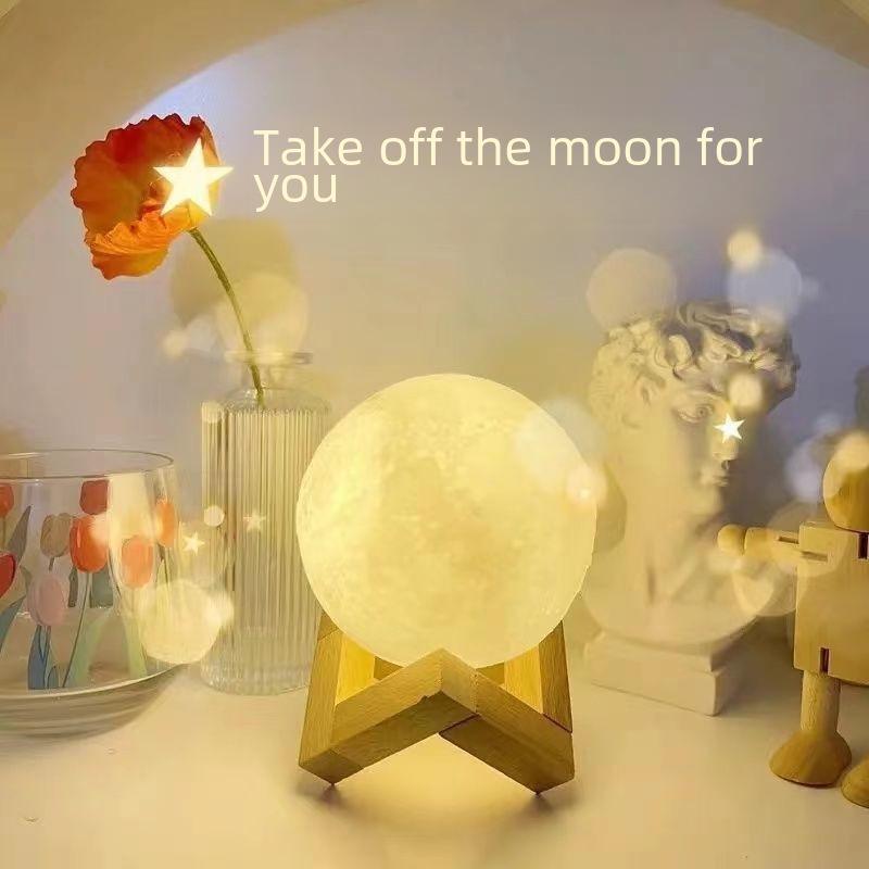 Romantisches Mondnachtlicht: Perfekte Nachttischlampe und Geburtstagsgeschenk für Freundinnen