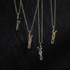 Unique Geometric Design Pendant Necklaces For Women Girls,Delicate Silver Gold Colour Accessories, Stainless Steel Chain Jewelry