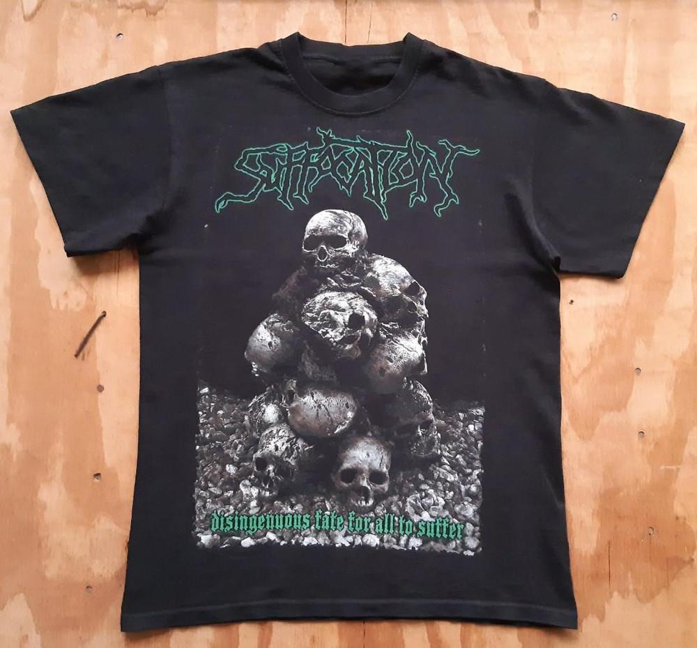 Suffocation Band Music Black T-Shirt Cotton Unisex S-234XL RD309 Unisex T-Shirt XXL