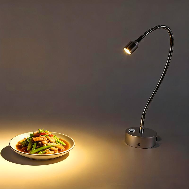 Remote-Controlled Long-Life Charging Spotlights for Jewelry Display Cases