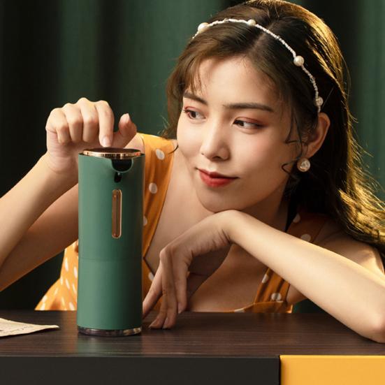 Yousheng Automatic Soap Dispenser with Sensor Large Capacity USB Rechargeable Intelligent Induction Foaming Hand Soap Dispenser